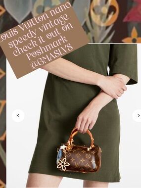 ❤️ Louis Vuitton monogram, mini nano speedy bag, reinvented, cutest bag ever ❤️
